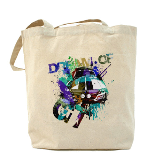 Сумка шоппер с принтом Dream Of GT