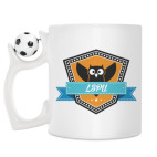 Кружка с футбольным мячиком