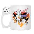 Кружка с футбольным мячиком