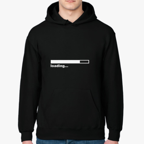 Толстовка худи с принтом Гружусь