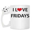 Кружка с футбольным мячиком