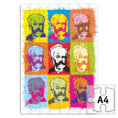 Пазл с принтом  Чайковский POP!