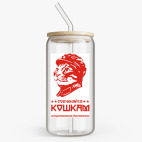 Банка с бамбуковой крышкой