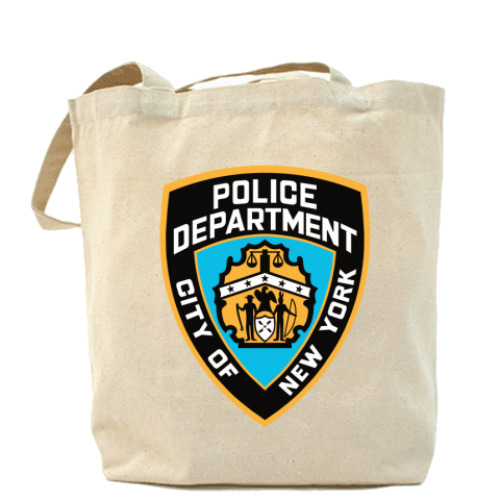 Сумка шоппер с принтом Police