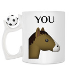 Кружка с футбольным мячиком