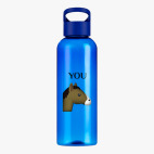 Прозрачная спортивная бутылка