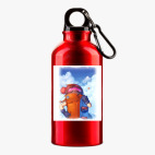 Металлическая бутылка 400 мл UV-DTF