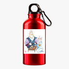 Металлическая бутылка 400 мл UV-DTF