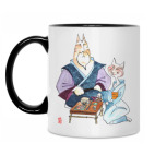 Кружка двухцветная