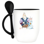 Кружка с ложкой