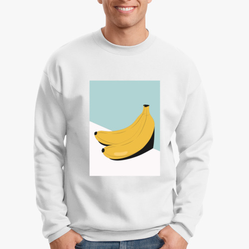 Свитшот с принтом Бананы