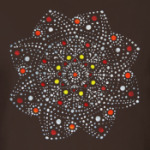 Мандала, ручная работа точками