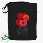 Алые стилизованные маки