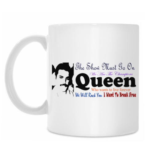 Кружка с принтом Queen
