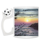 Кружка с футбольным мячиком