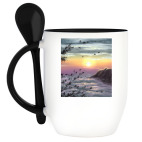 Кружка с ложкой