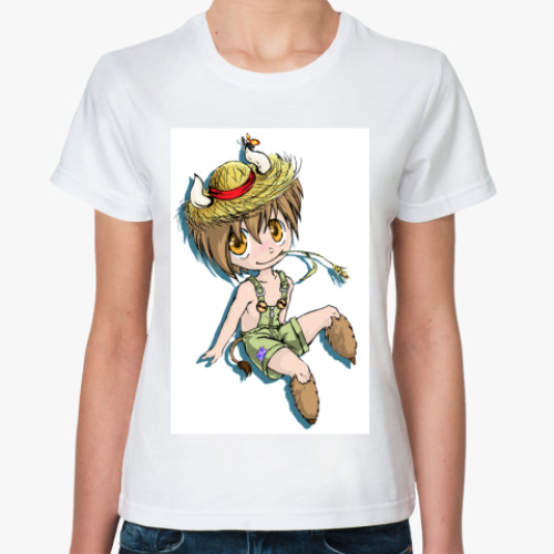 Классическая футболка с принтом Телец