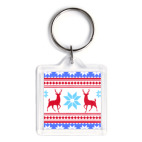 Брелок 3.9 x 3.9 см С новым годом!