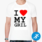 Мужская спортивная футболка