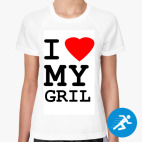 Женская спортивная футболка