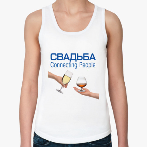 Женская майка с принтом Свадьба