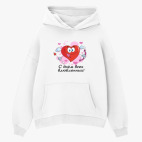 Толстовка худи оверсайз