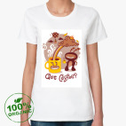 Женская футболка органик