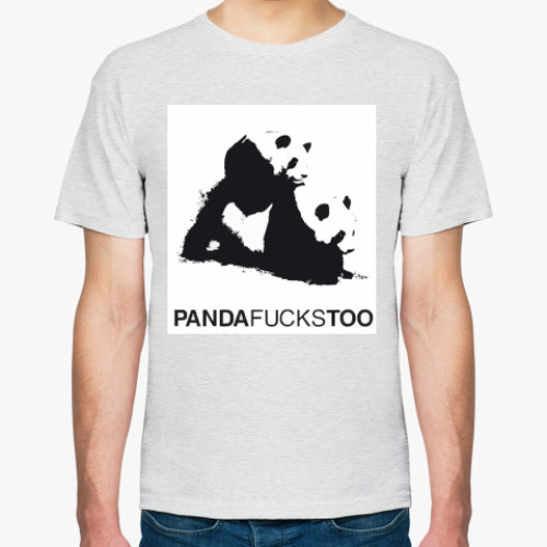 Футболка с принтом Panda fucks too