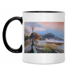 Кружка двухцветная