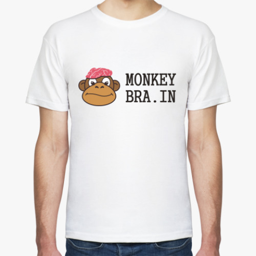 Футболка с принтом Обезьяньи мозги
