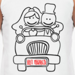 Для молодоженов с надписью just married