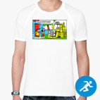 Мужская спортивная футболка