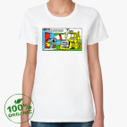 Женская футболка органик