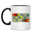 Кружка двухцветная