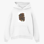 Толстовка худи оверсайз