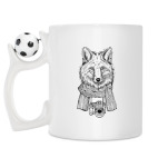 Кружка с футбольным мячиком