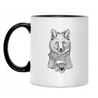 Кружка двухцветная