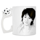 Кружка с футбольным мячиком