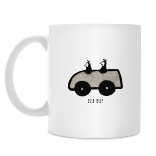 Кружка с принтом Машинка