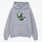 Толстовка худи оверсайз