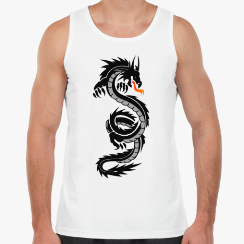 Майка с принтом Дракон