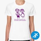 Женская спортивная футболка