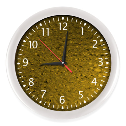 Настенные часы с принтом Текстура