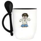 Кружка с ложкой