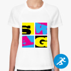 Женская спортивная футболка