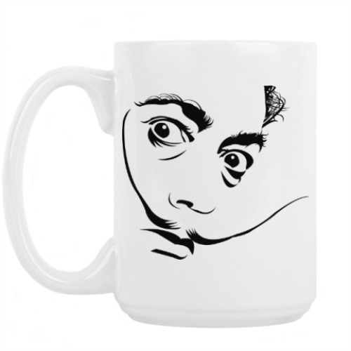 Кружка с принтом Сальвадор Дали