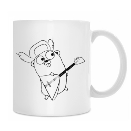Кружка с принтом Golang