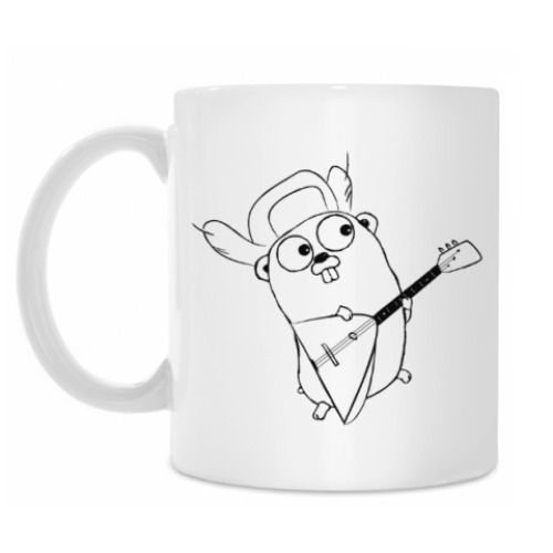 Кружка с принтом Golang