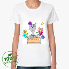 Женская футболка органик