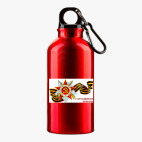 Металлическая бутылка 400 мл UV-DTF